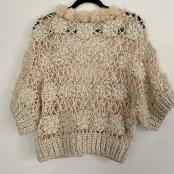 Rebecca Elliot knitted Cardigan sweater - Picture 3 of 9